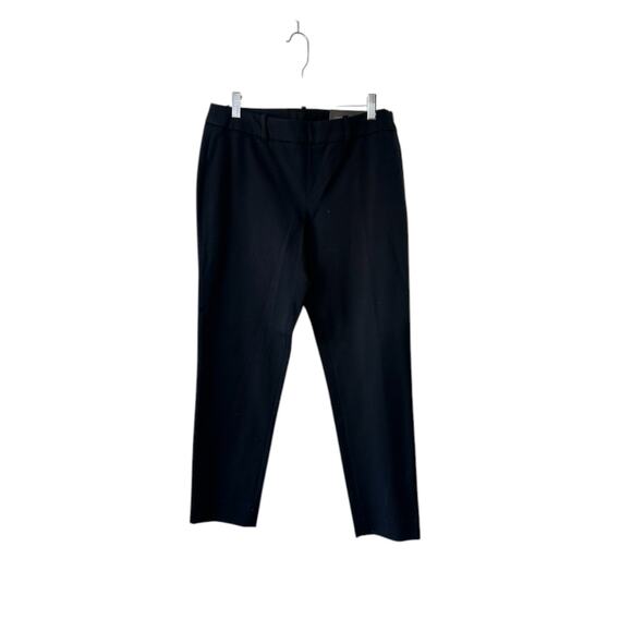 Cynthia Rowley Navy Blue  PIA Slim Ankle Length Clean Front Pants Women's 8 NEW - Picture 1 of 5